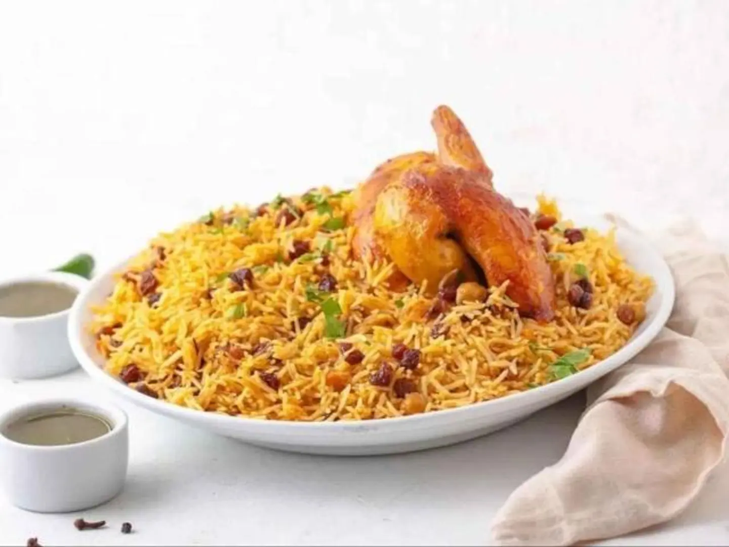 Grilled Chicken With Rice - Half Chicken