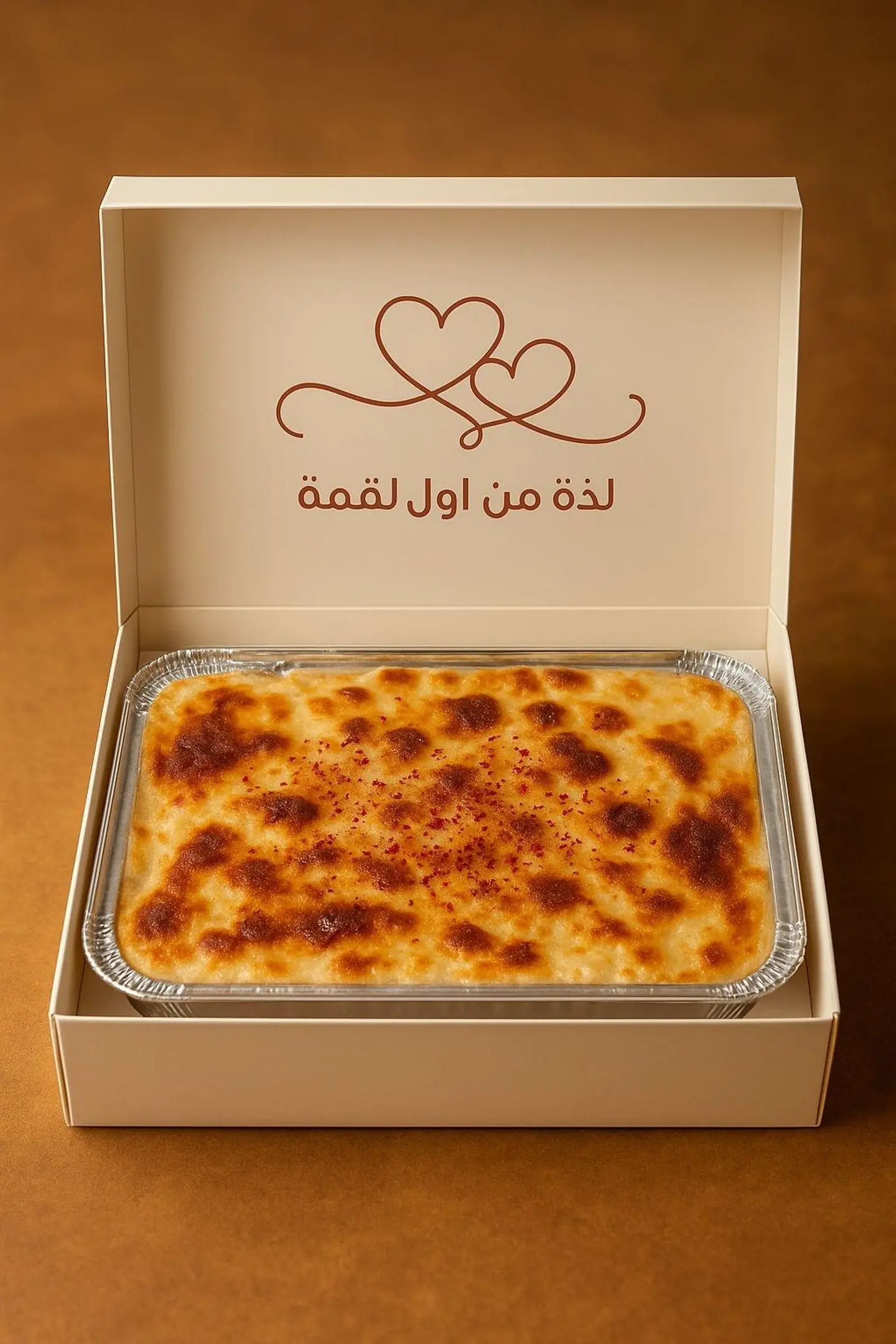 المكرونة بالبشاميل - صغير