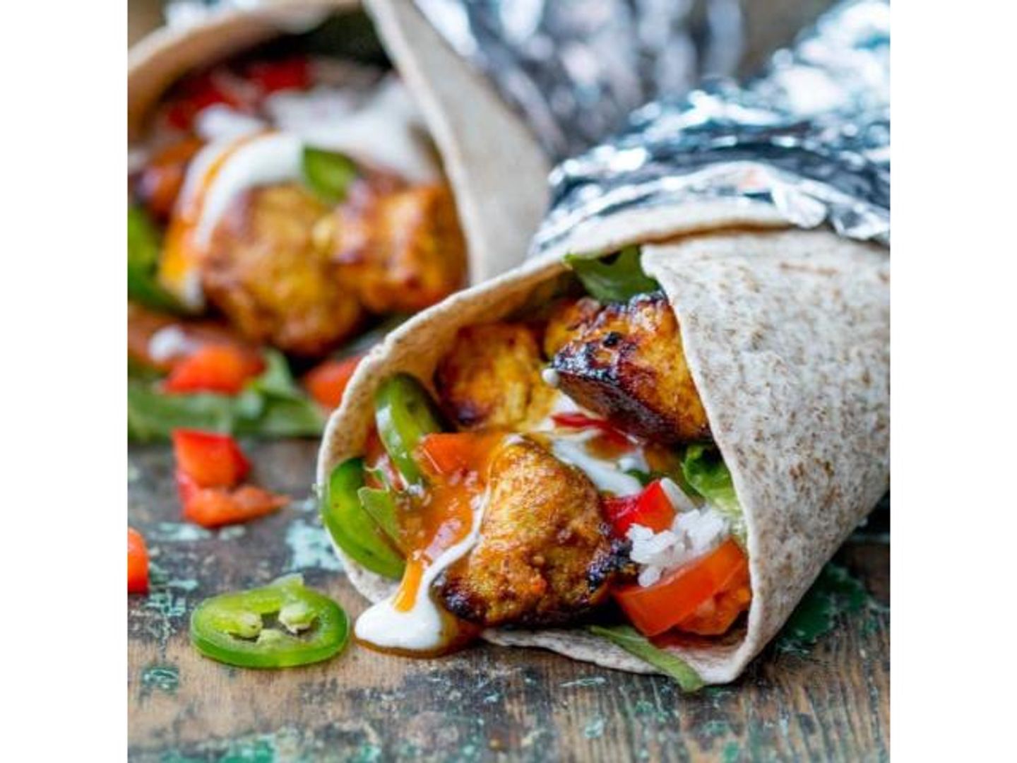 Chicken Tikka - Puri Bread