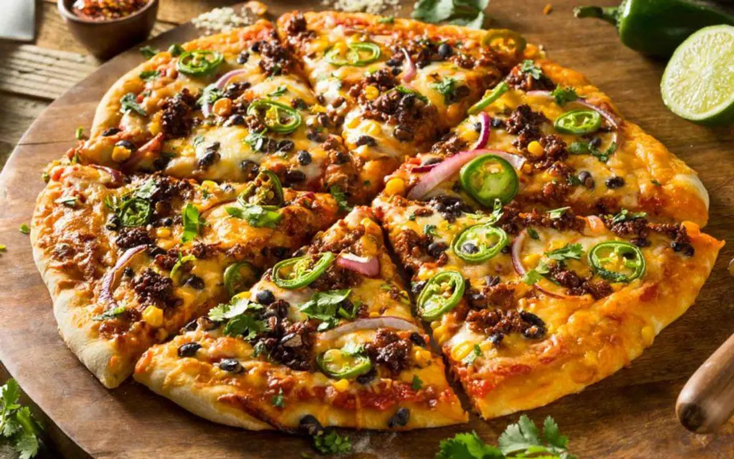 بيتزا مكسيكي -  صغير