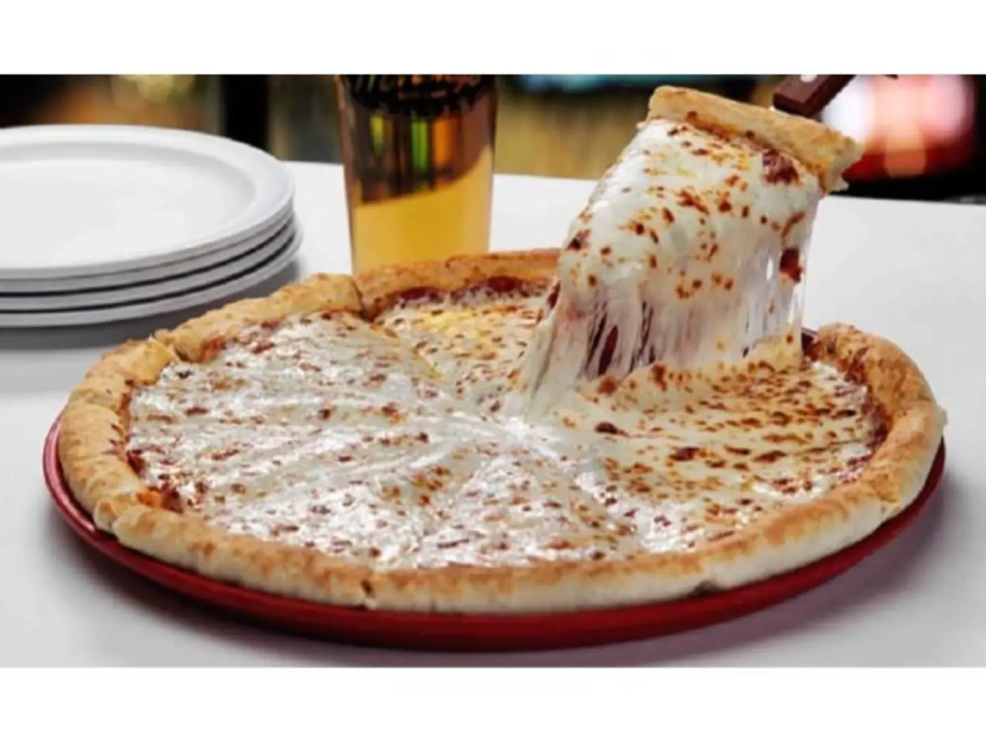 Firewood Oven Pizza With Cheese Stuffed Crust - Medium