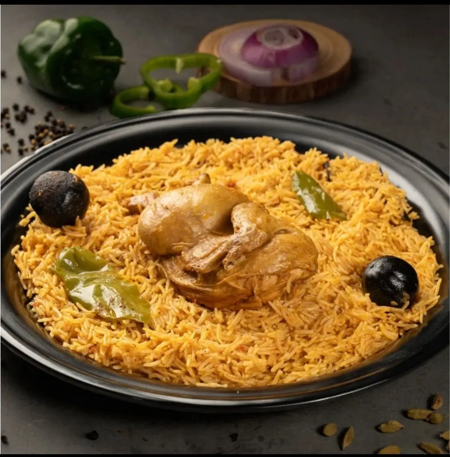 دجاج مضغوط - نصف دجاجة