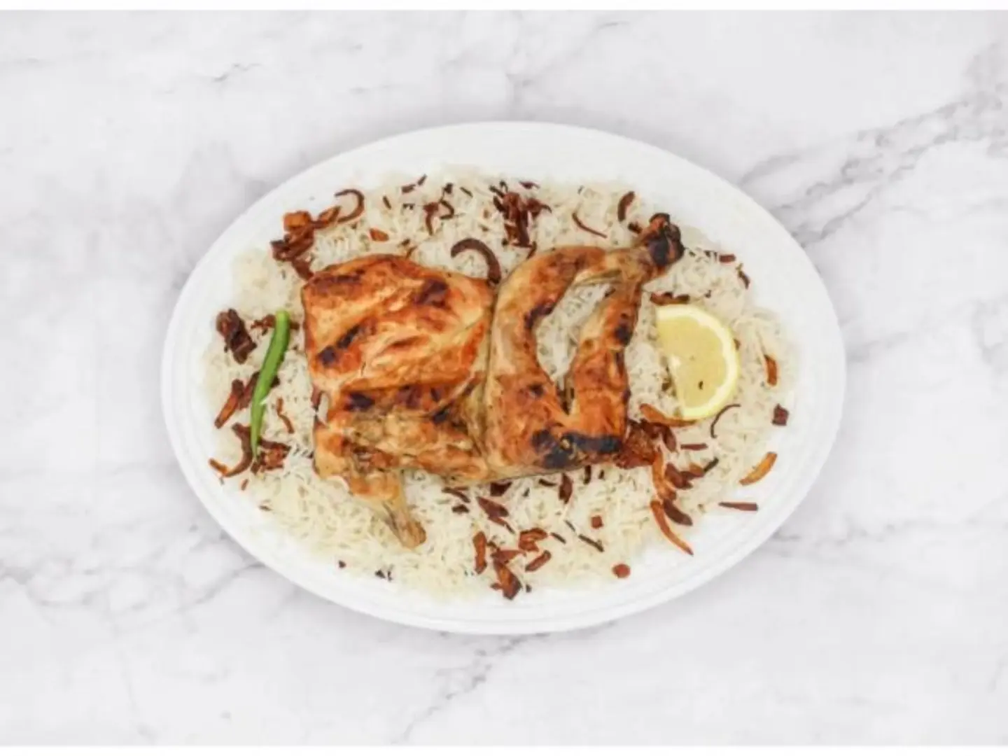 دجاج مظبي - نص حبة دجاج