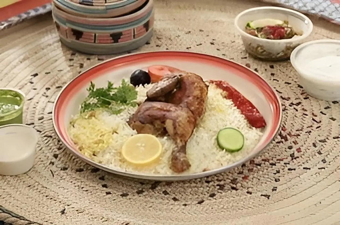 Chicken With Nakhat Al Jabal Flavor - Without Rice