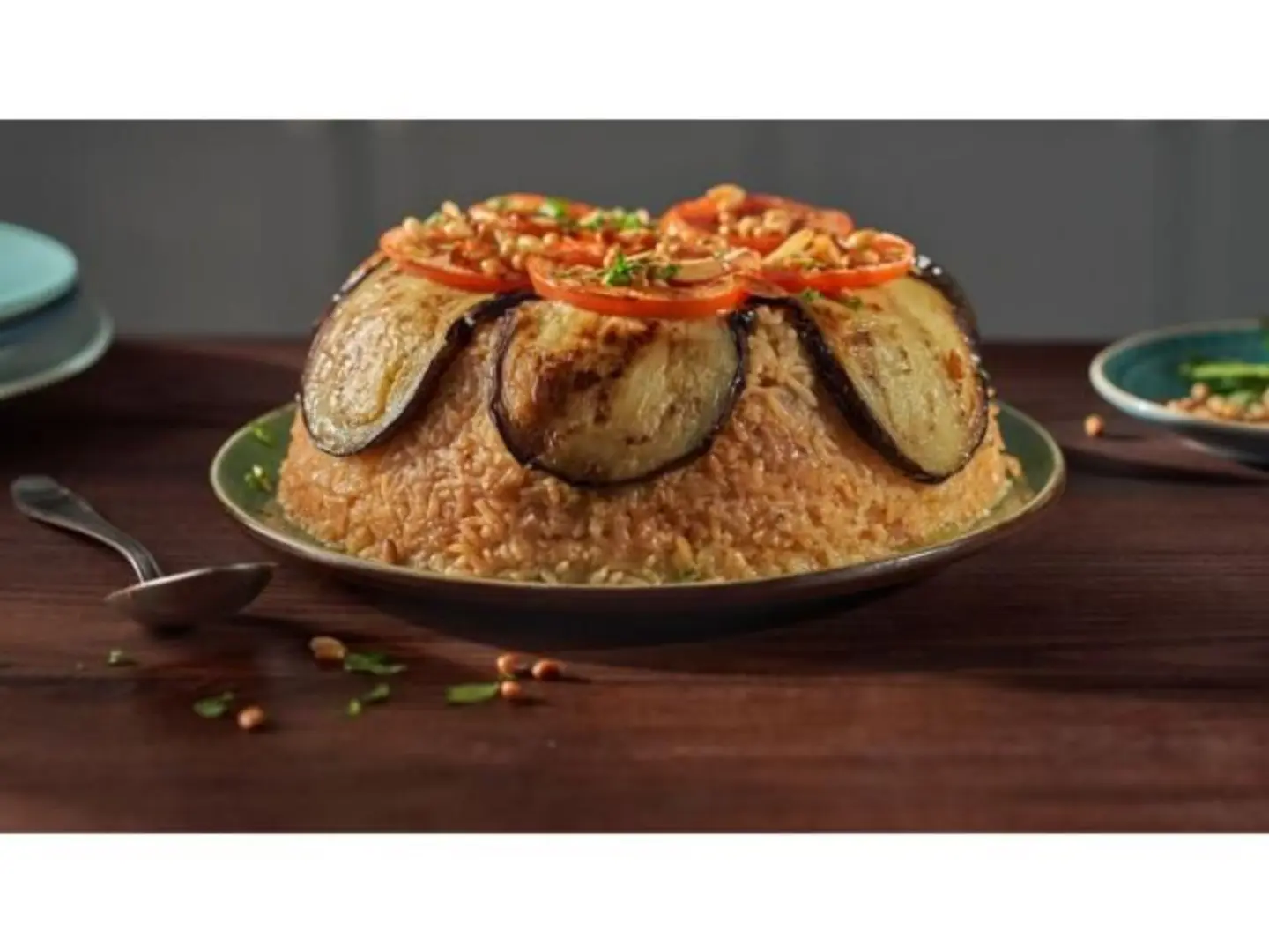 Maqluba Chicken - Half Chicken With Rice