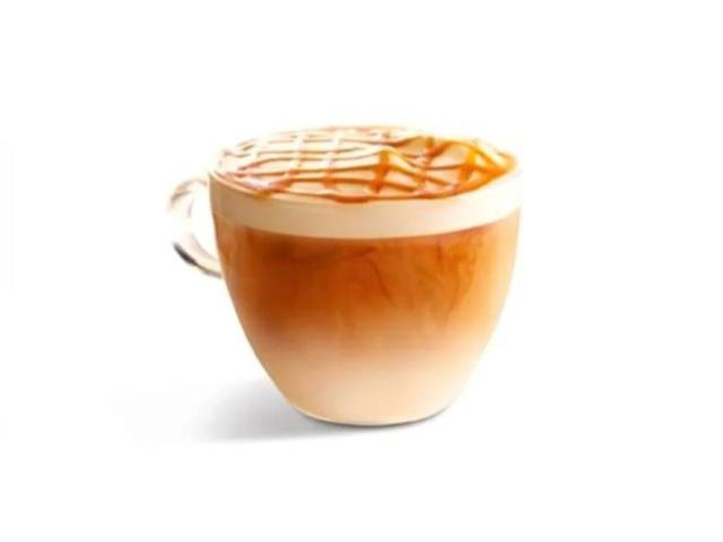 كاراميل ماكياتو ساخن - 8 اونصة