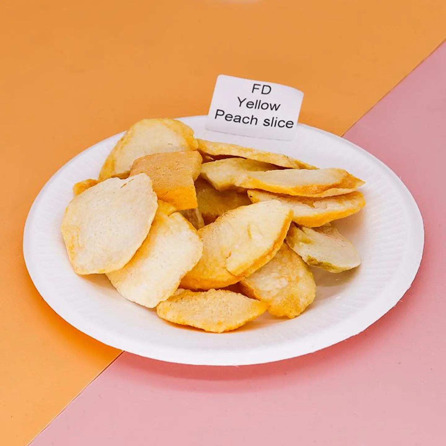 خوخ شرائح - مجفف بالتبريد - 100 جرام