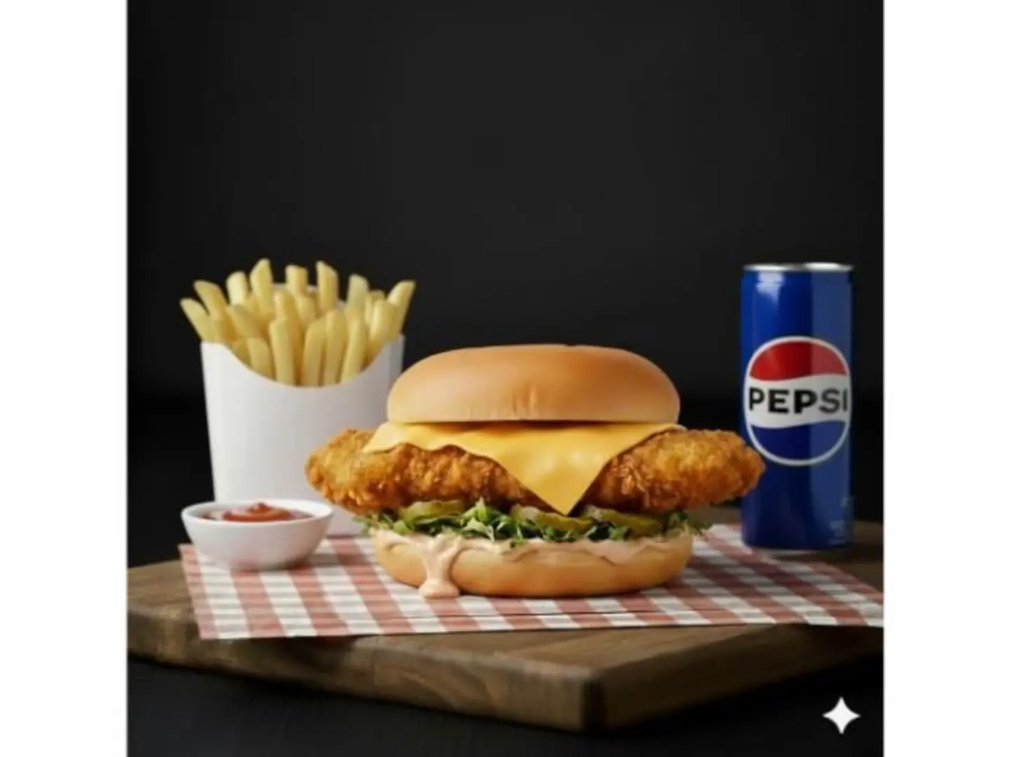 فيستا كرسبي دجاج - برجر