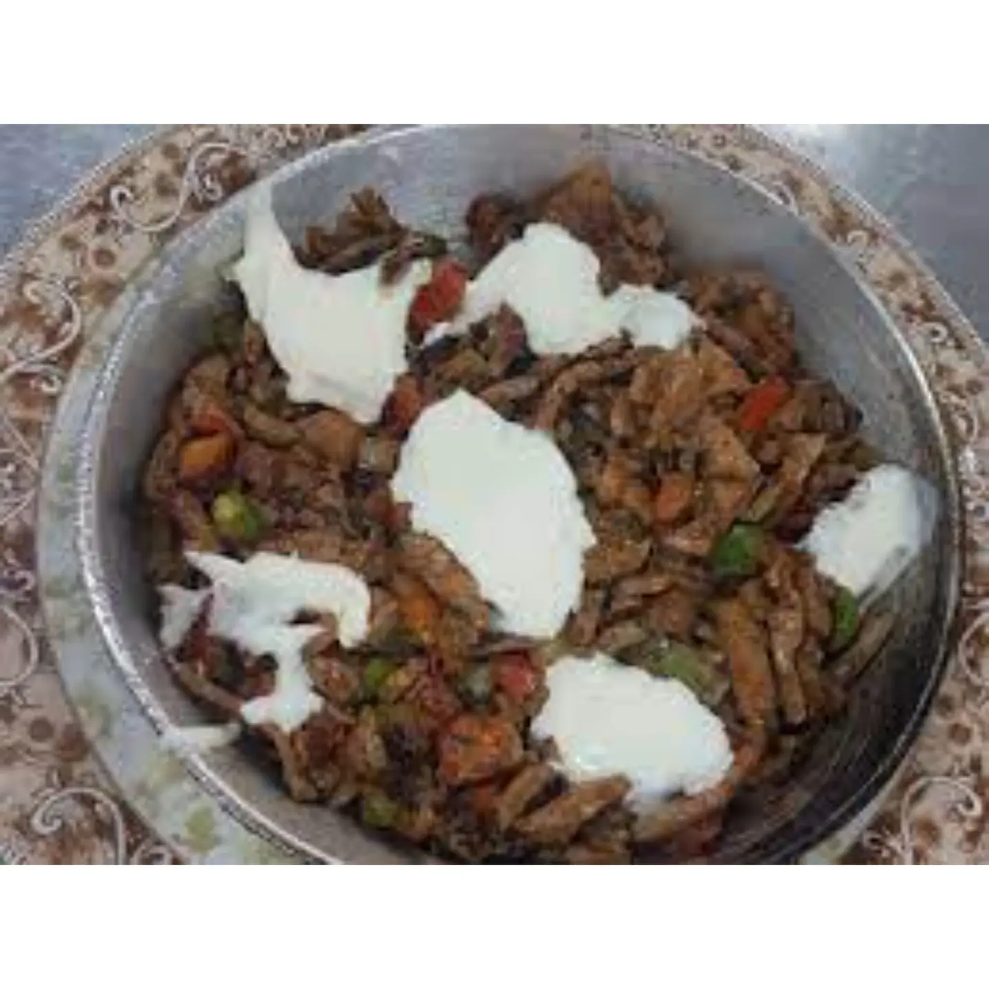 صحن كبدة عادي بالجبن - صغير