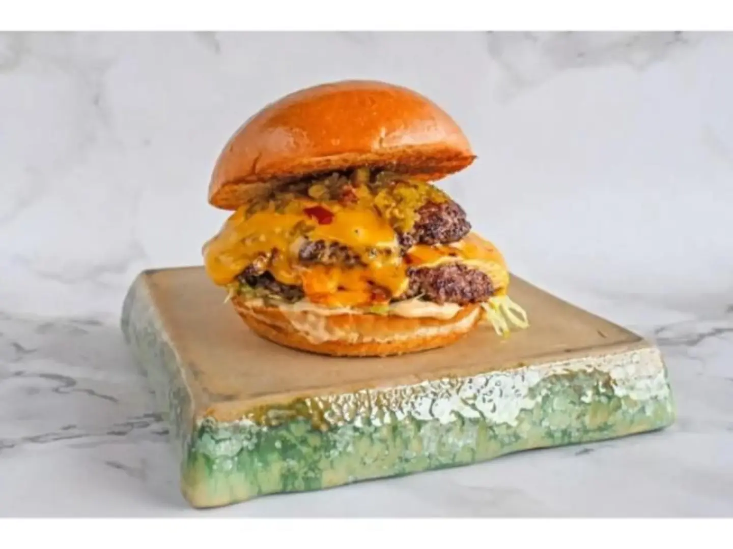 برجر لحم مع رمان دبل - صغير