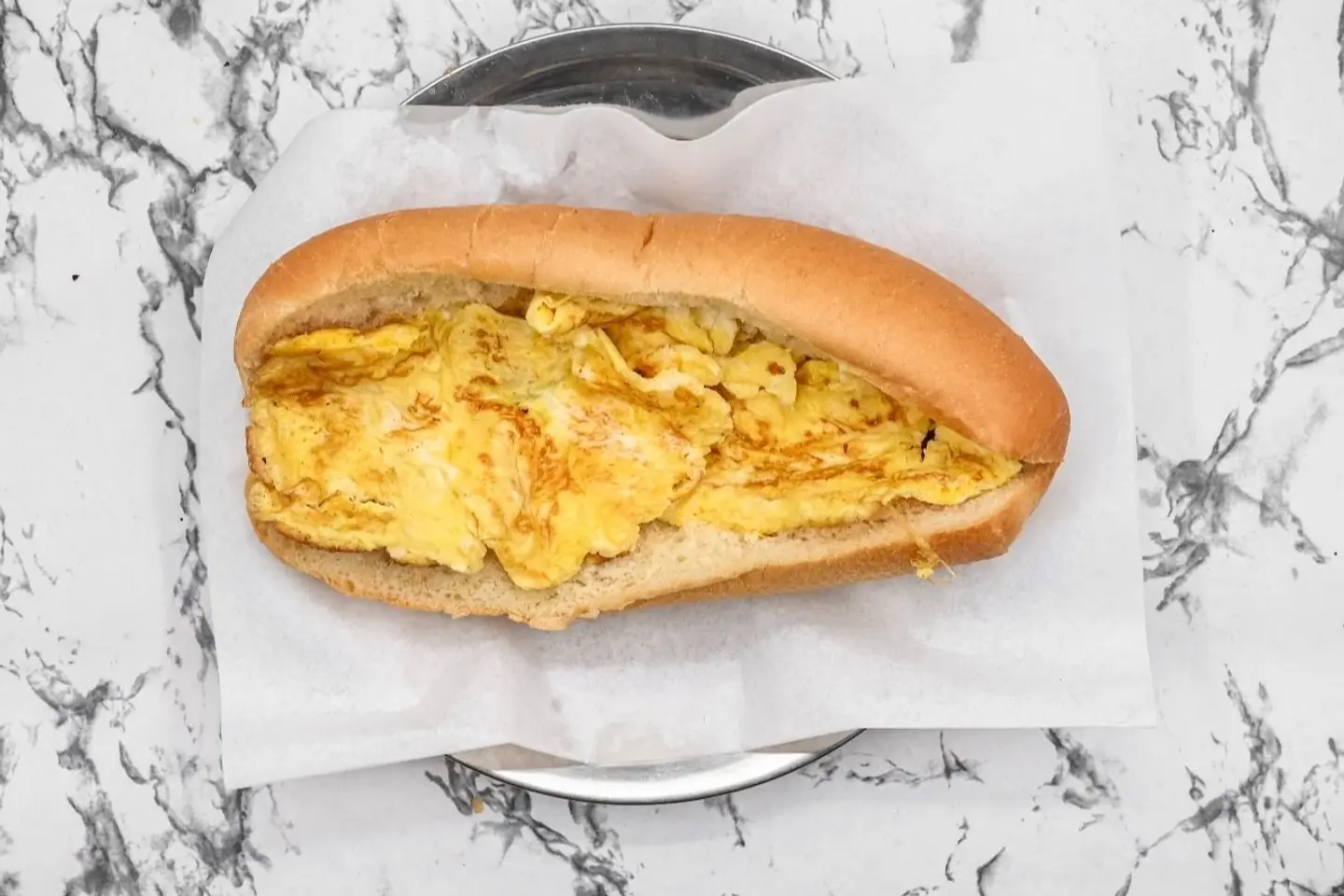 Fried Eggs With Cheese - Half