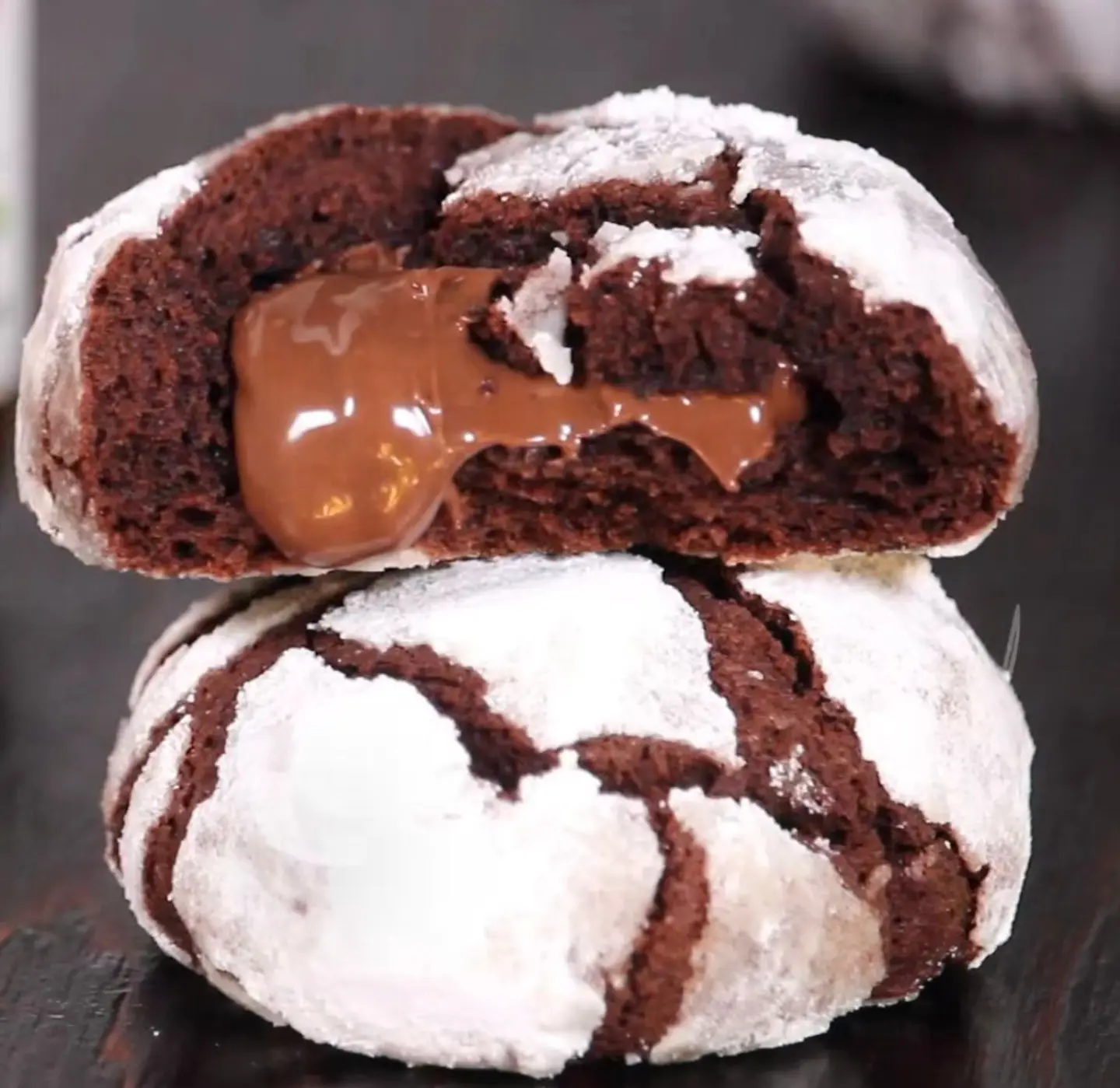 Fudgy Crinkle Cookies - 10 Mini Pieces