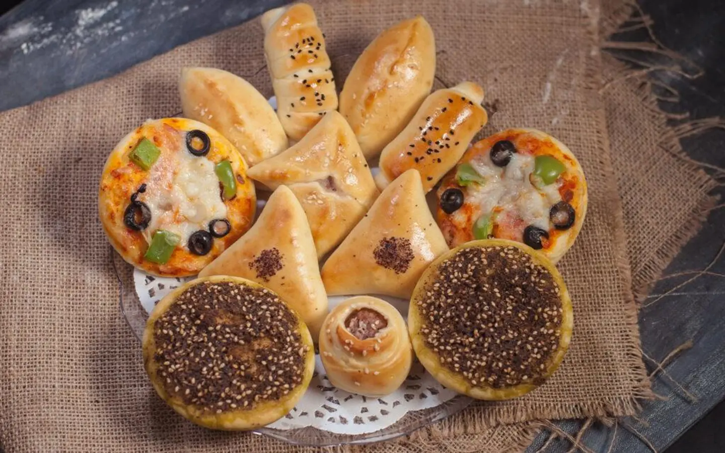 صحن مشكل - صغير