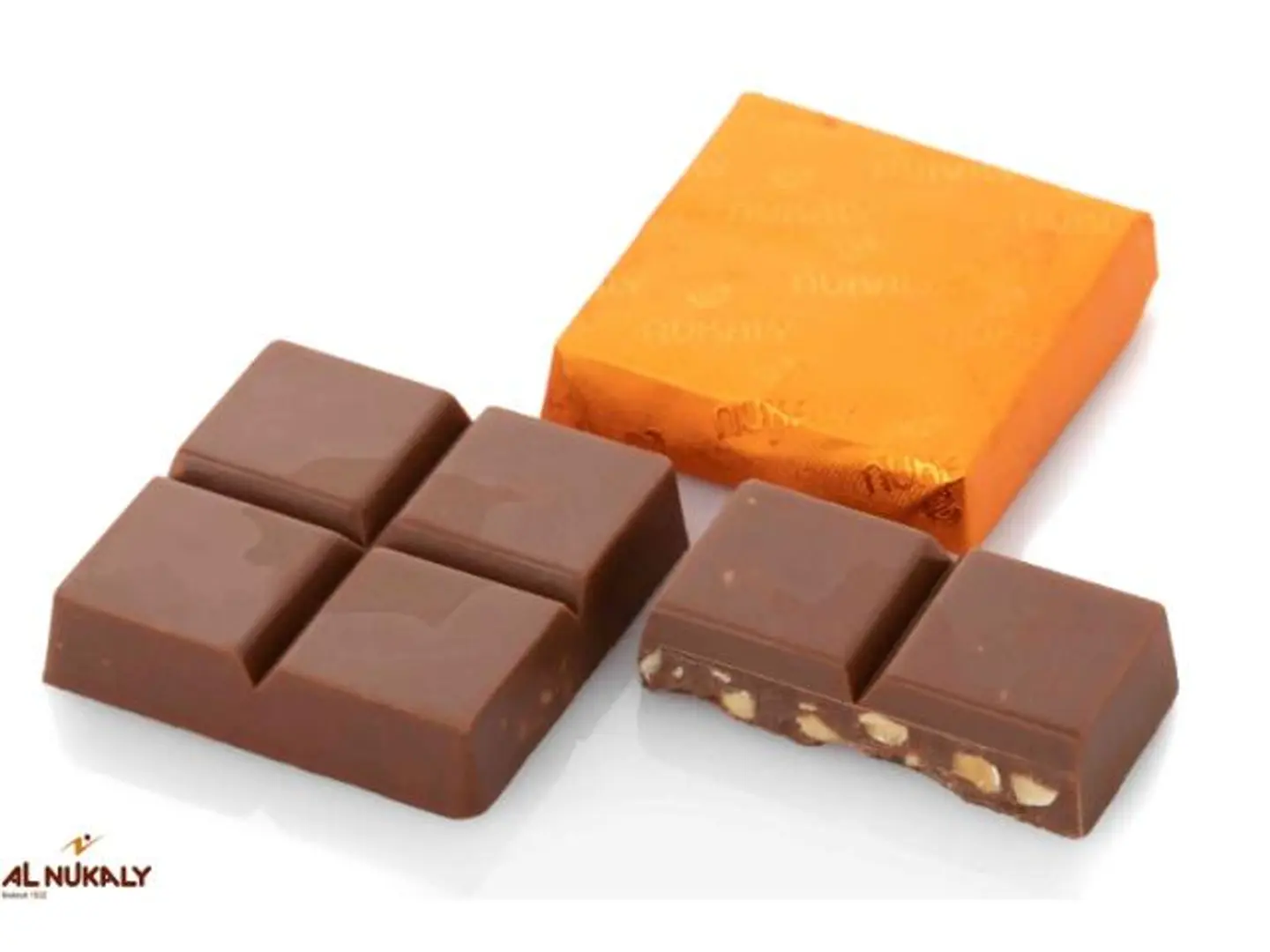 Al Naqli Royal Belgian Chocolate With Crushed Almonds (Cho 001 0217) - 250 Grams