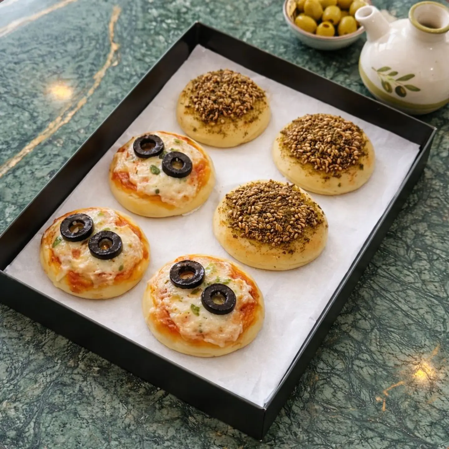 Pizza And Zaatar Mixed Box - 6pcs