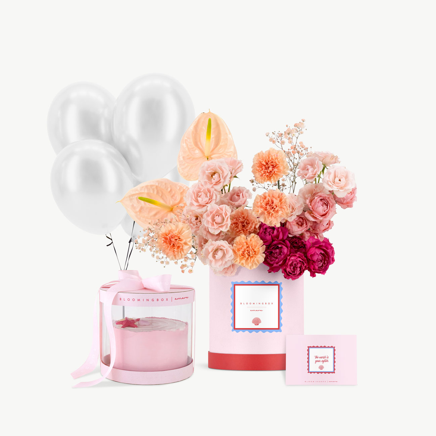 مجموعات تنسيق زهور و كيك البينتو - وردي