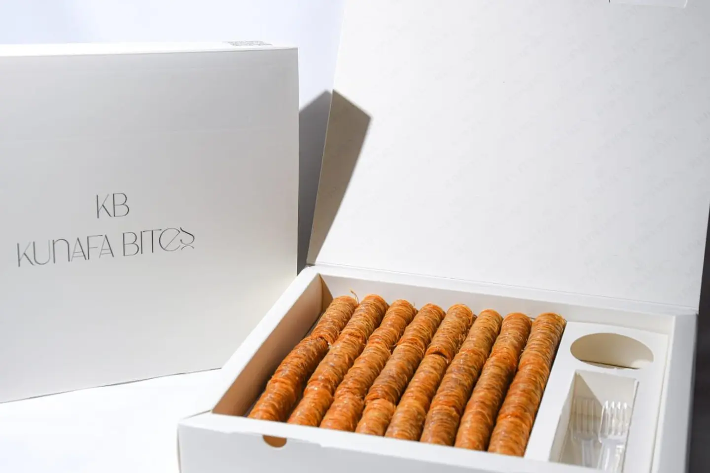 Kunafa Fingers Mixed With Kinder Nutella And Cream - Small