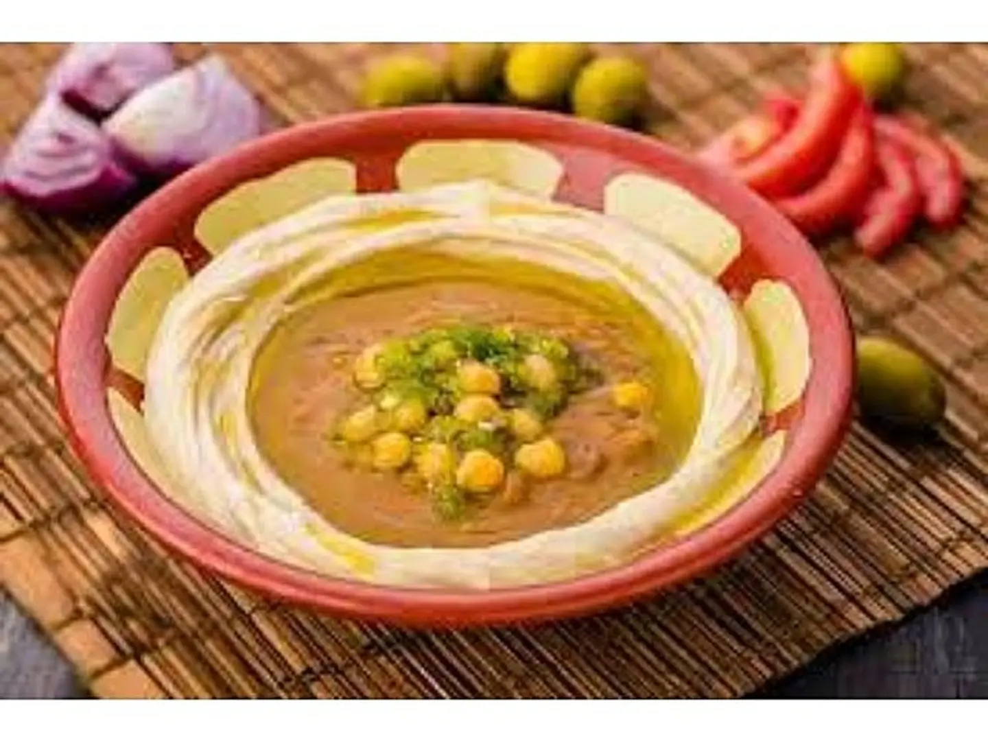 Hummus With Foul - Hummus With Foul Small