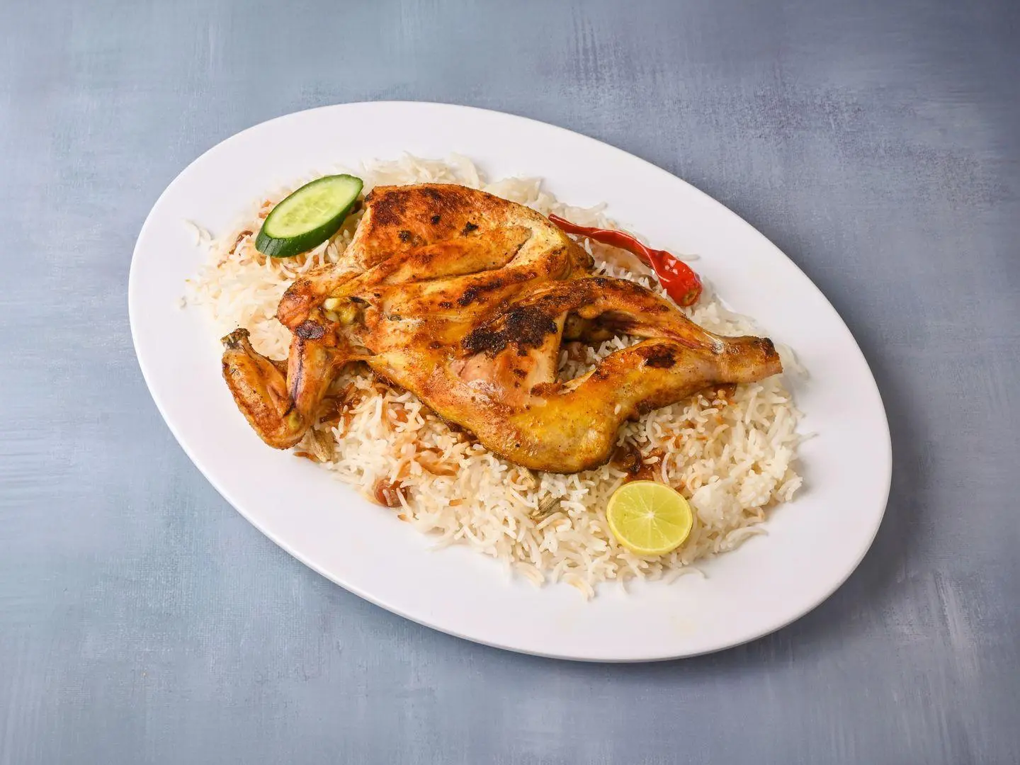 دجاج مظبي - نص حبة دجاج