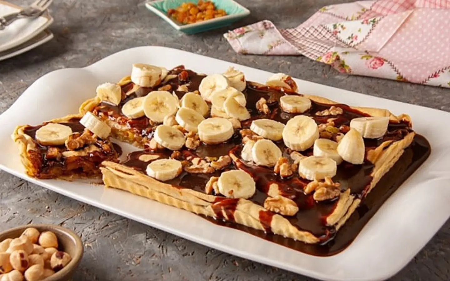 Nutella Banana Pie - Medium