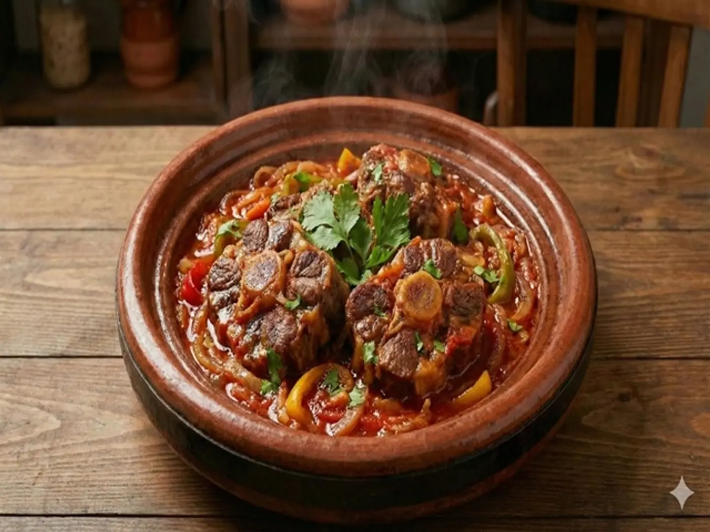 طاجن عكاوي - مع رز وخضار
