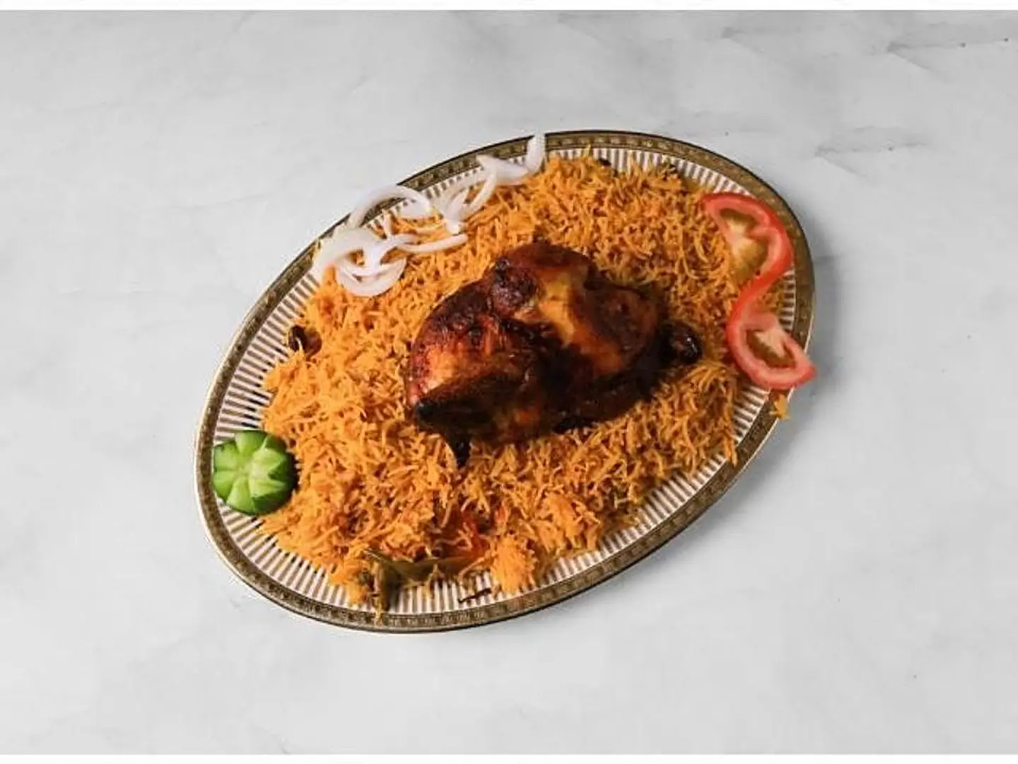 شواية كبسة - نص حبة دجاج