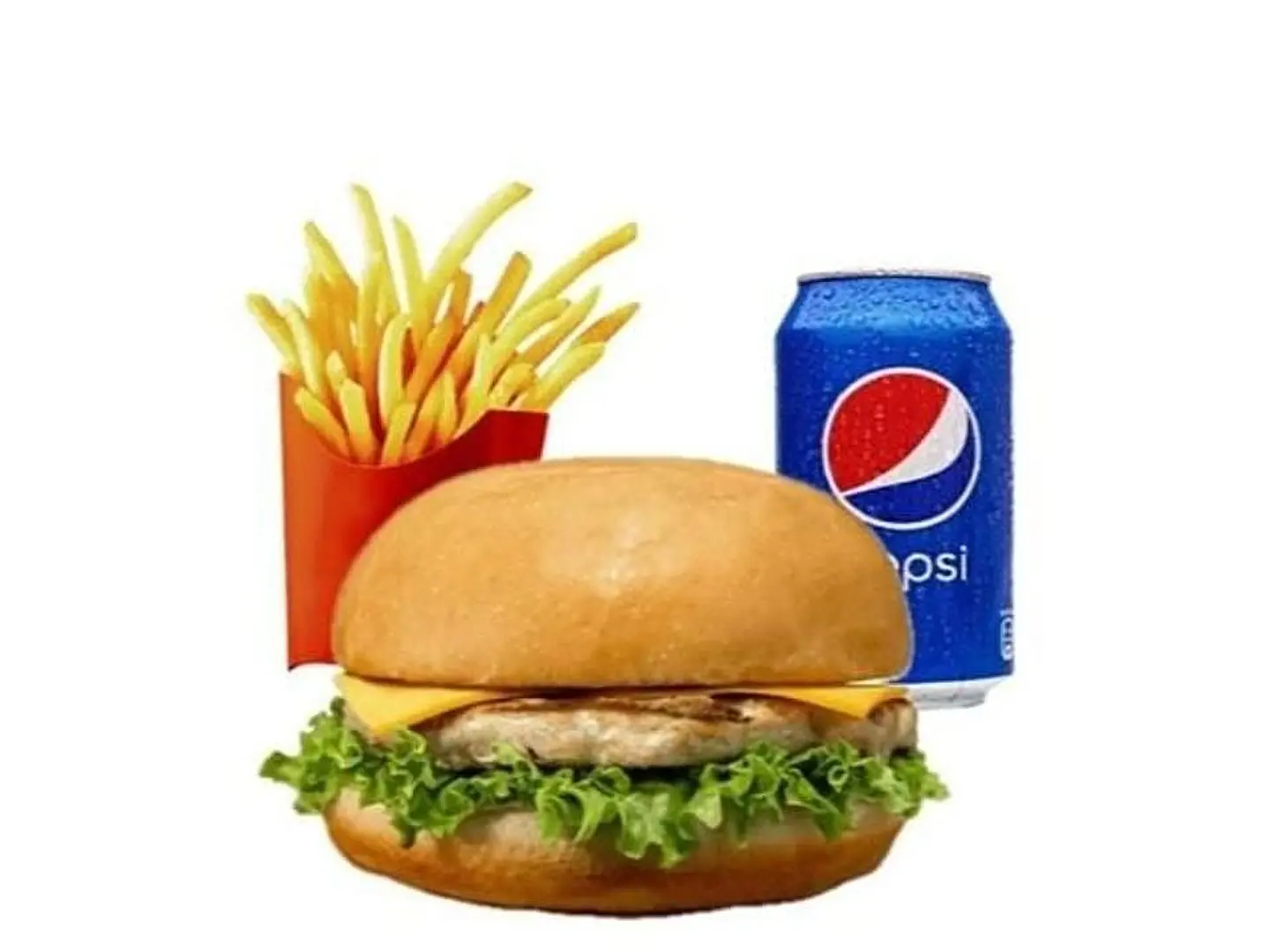 Chicken Burger Meal - Regular