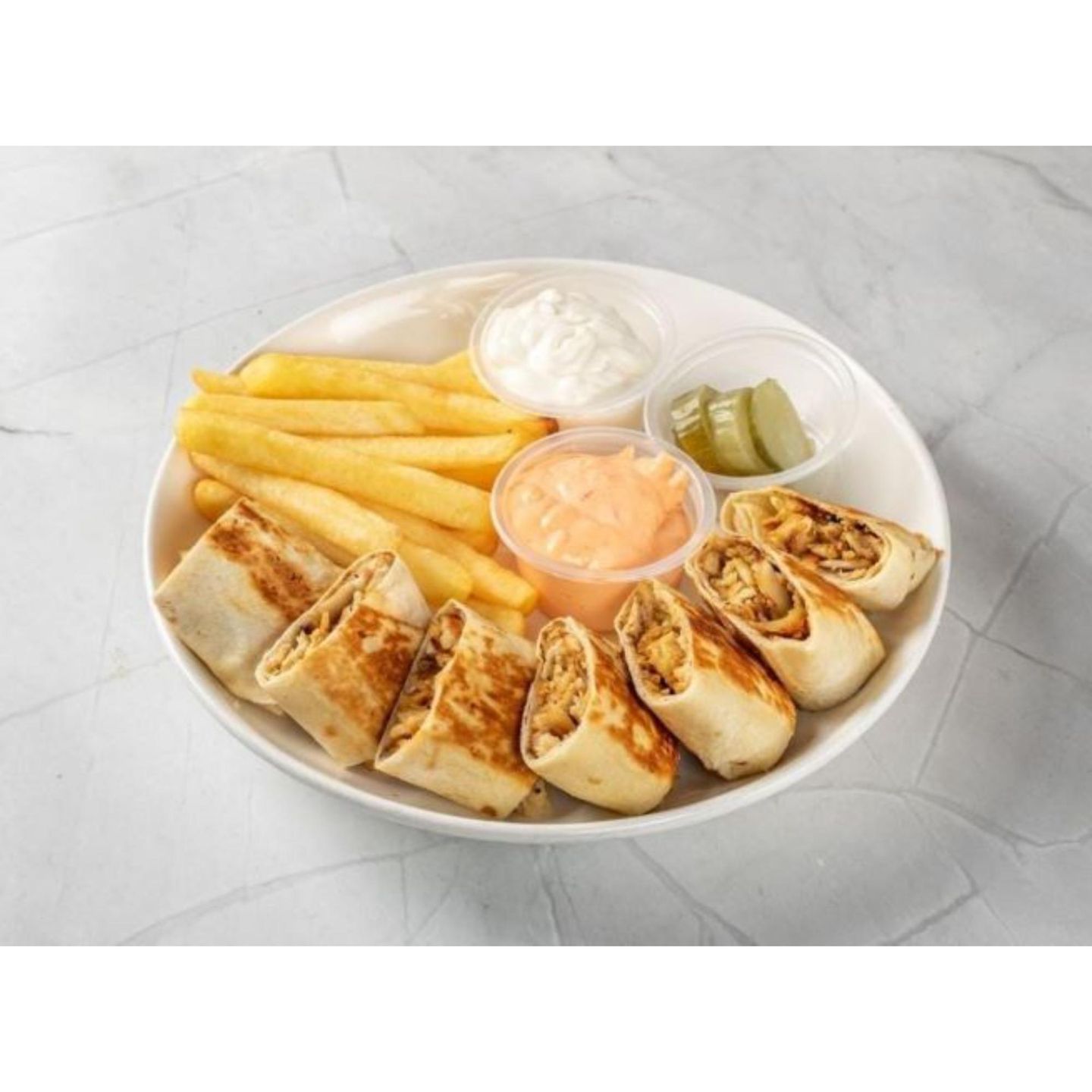 Tortilla Arabic Plate - Sandwich