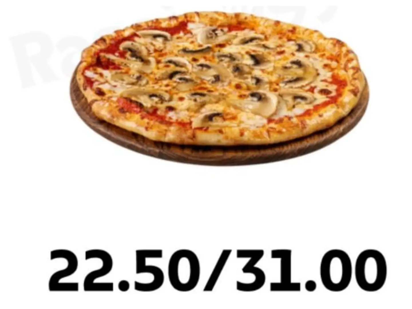 Mushroom Pizza - Small