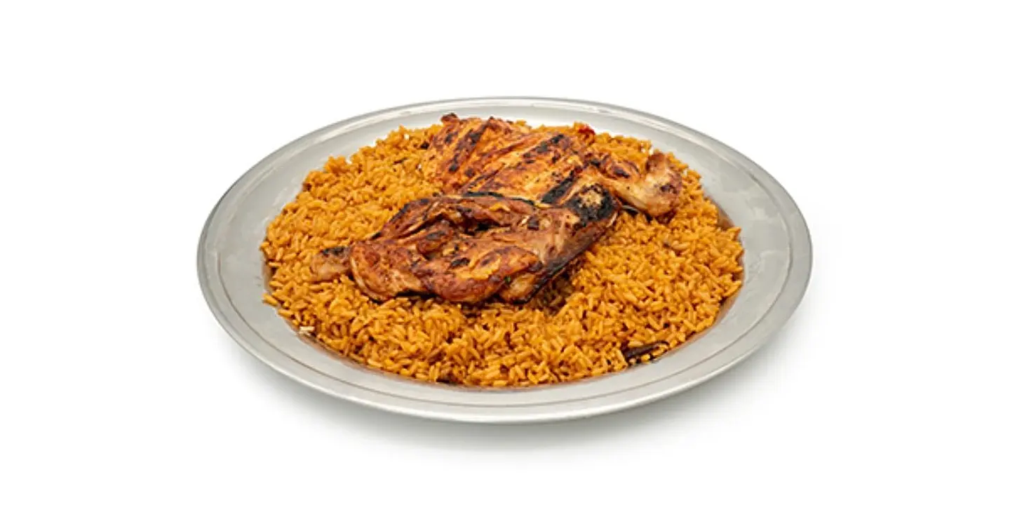 Charcoal With Red Rice - Half Chicken