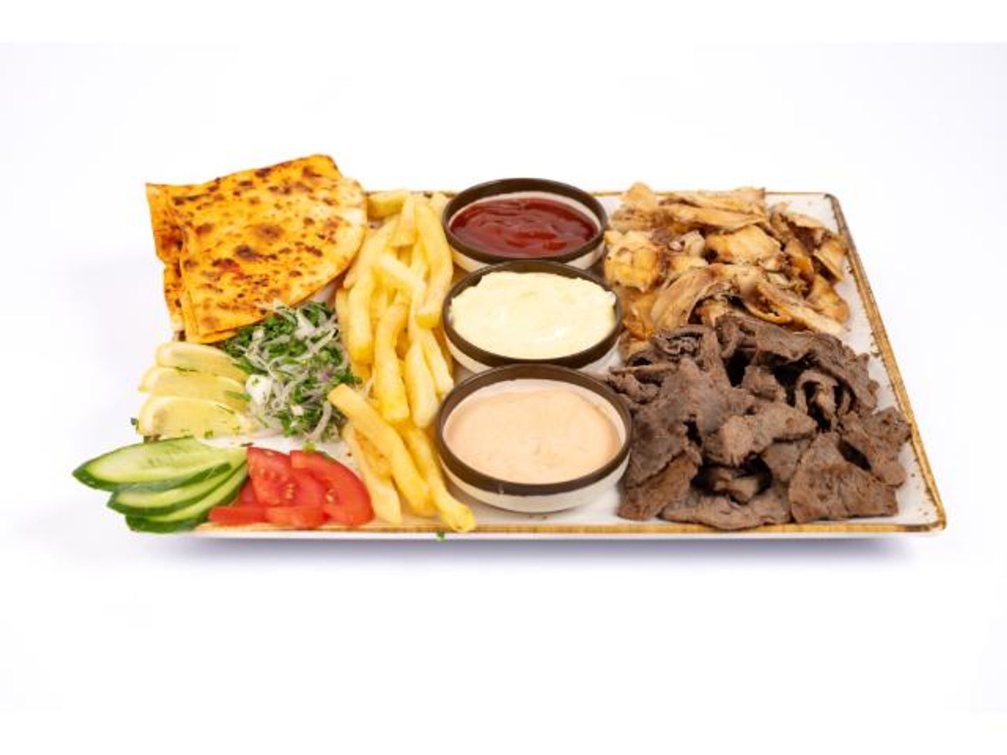 صحن عائلة - وسط
