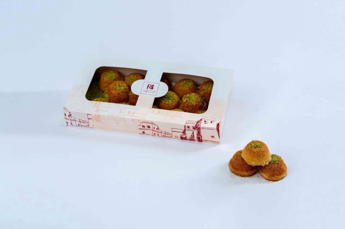 Soft Cream Kunafa Cups - 1/2 Kg