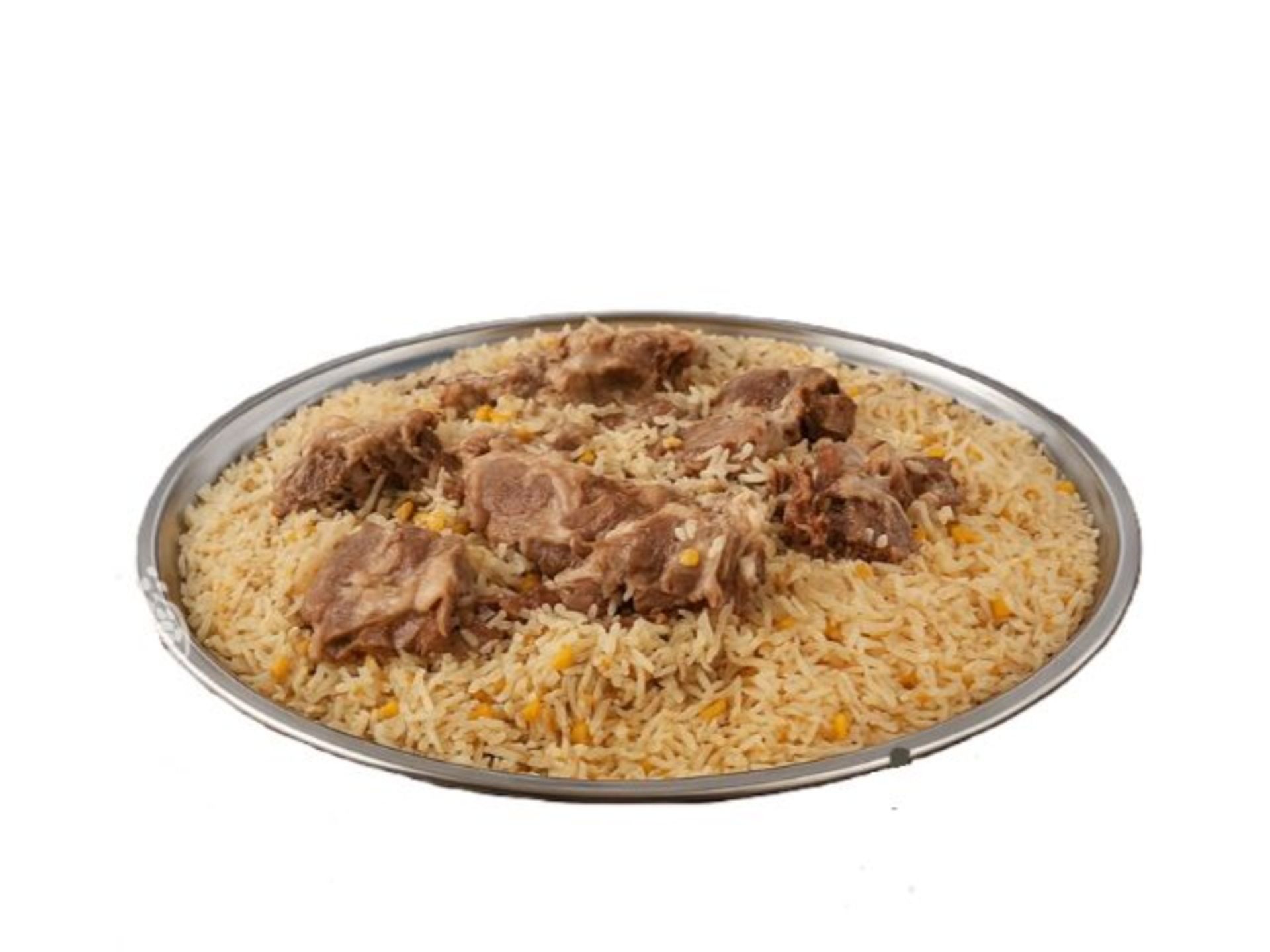 لحم طازج مع الرز - نصف نفر
