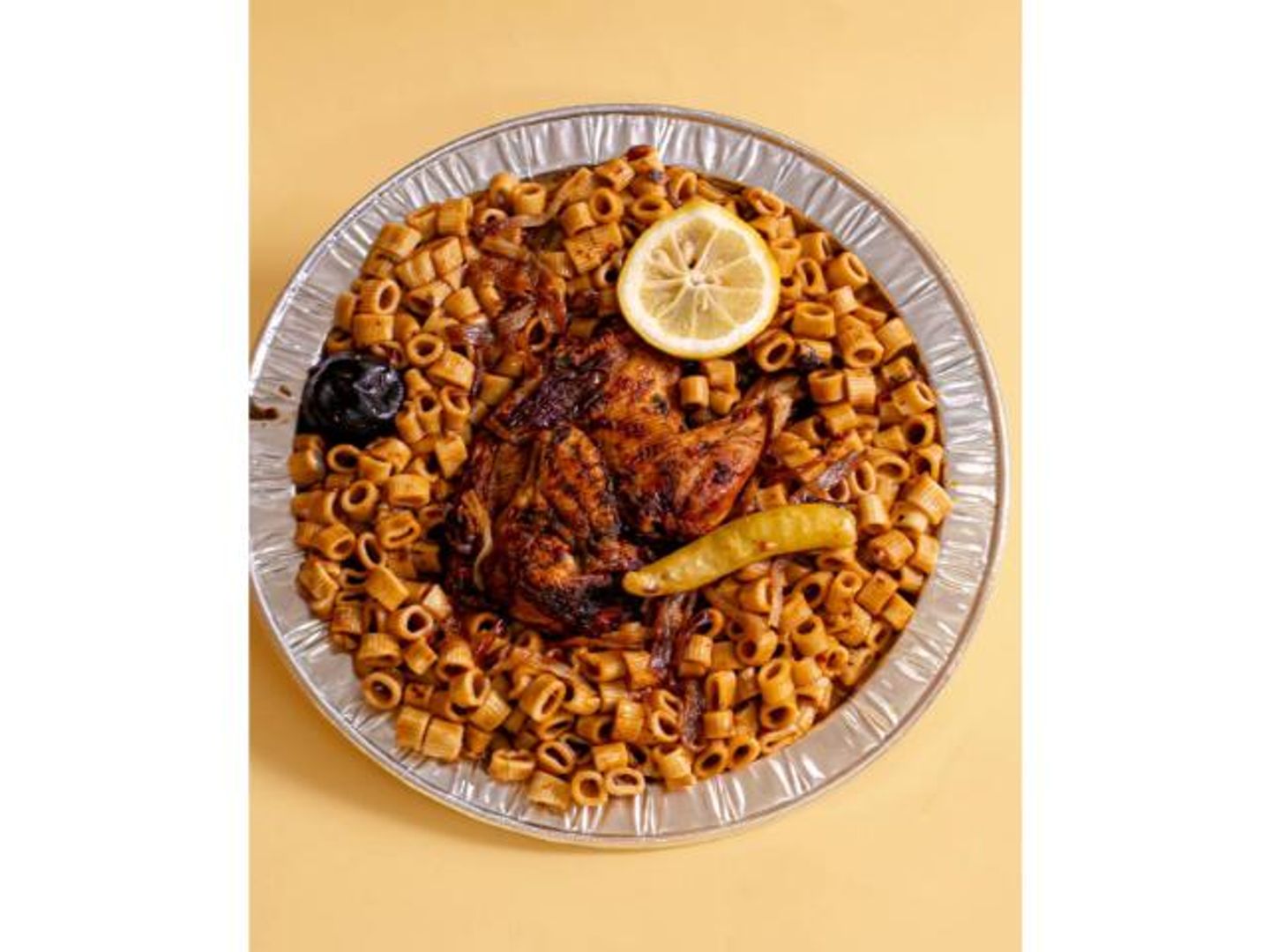 محمر مكرونة - نص حبة