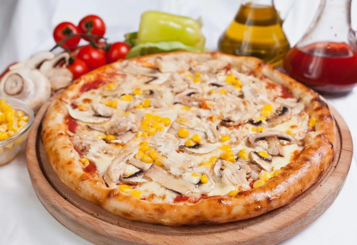 Ranch Pizza Without Vegetables - Small