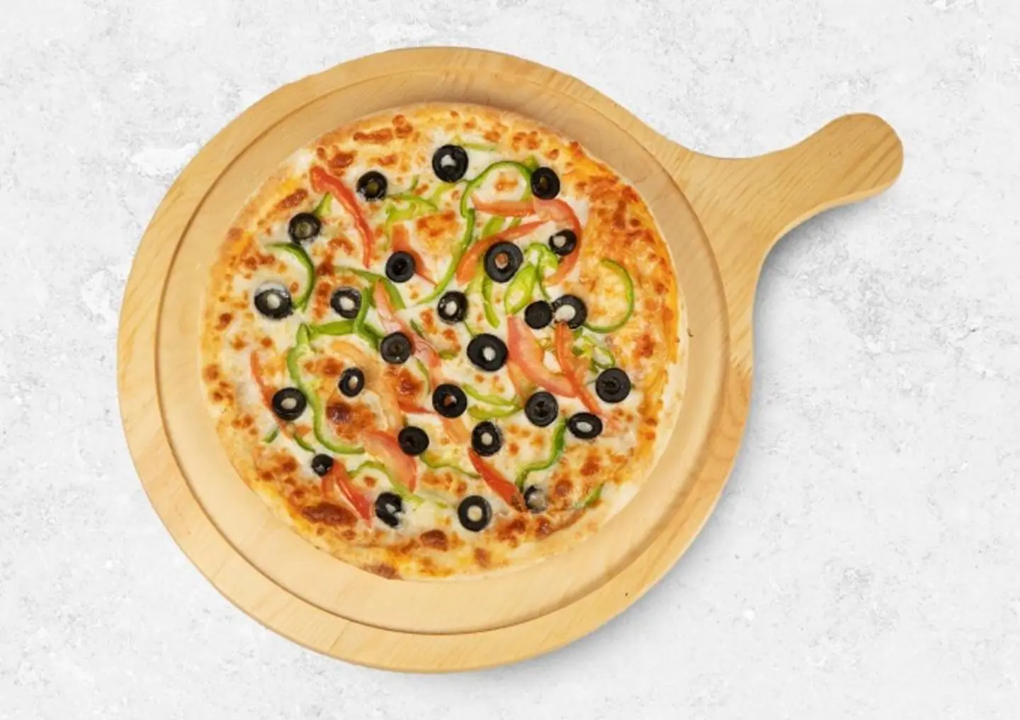 بيتزا خضار - وسط