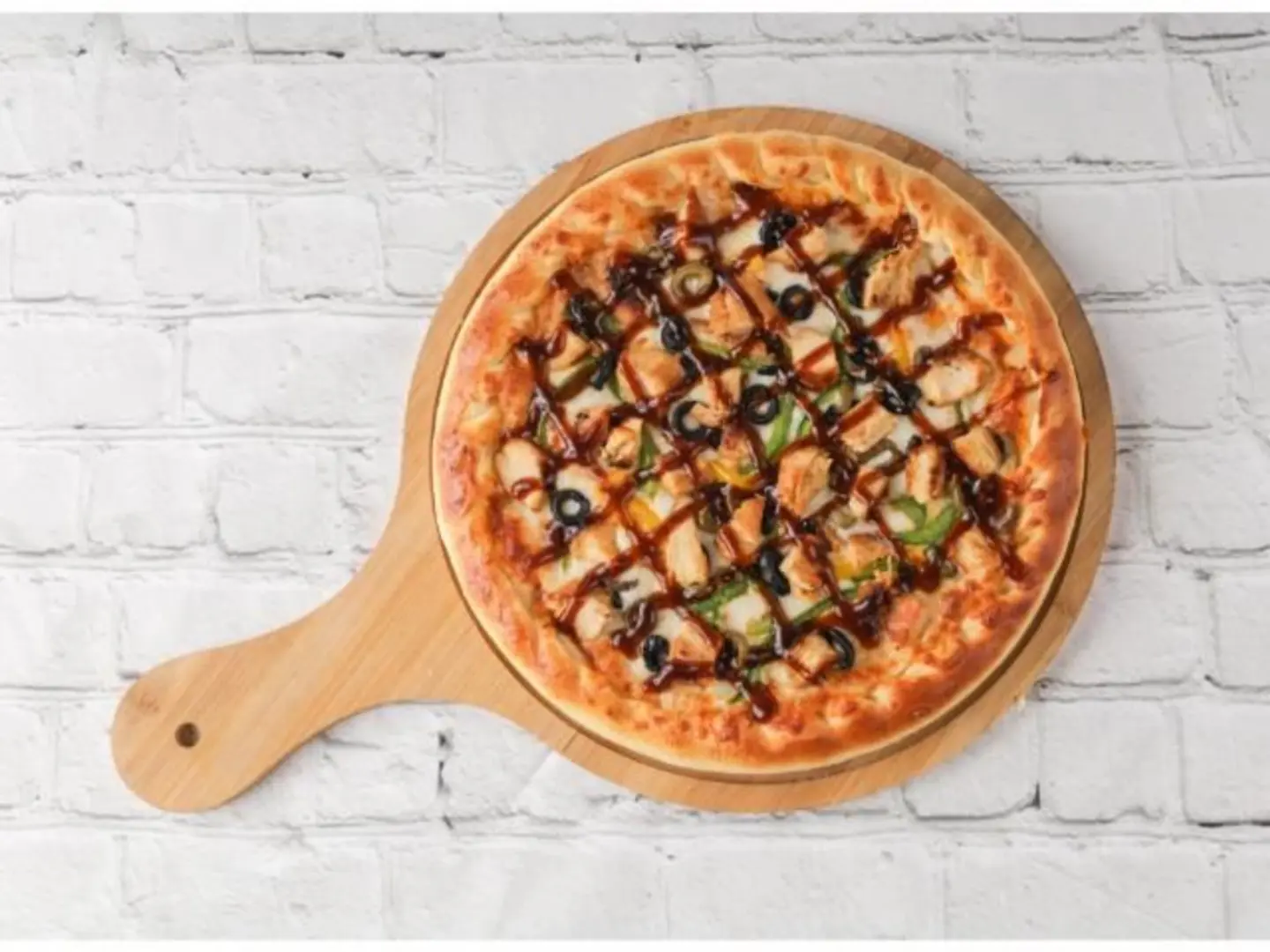 بيتزا دجاج باربكيو - صغير