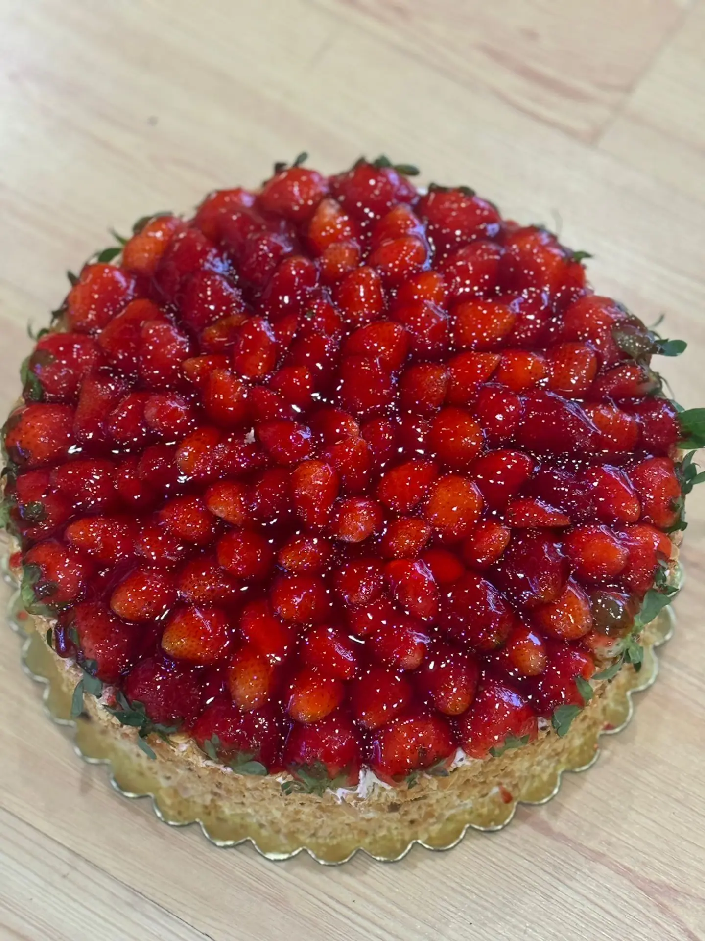 كيكة فراوله  - قطعة