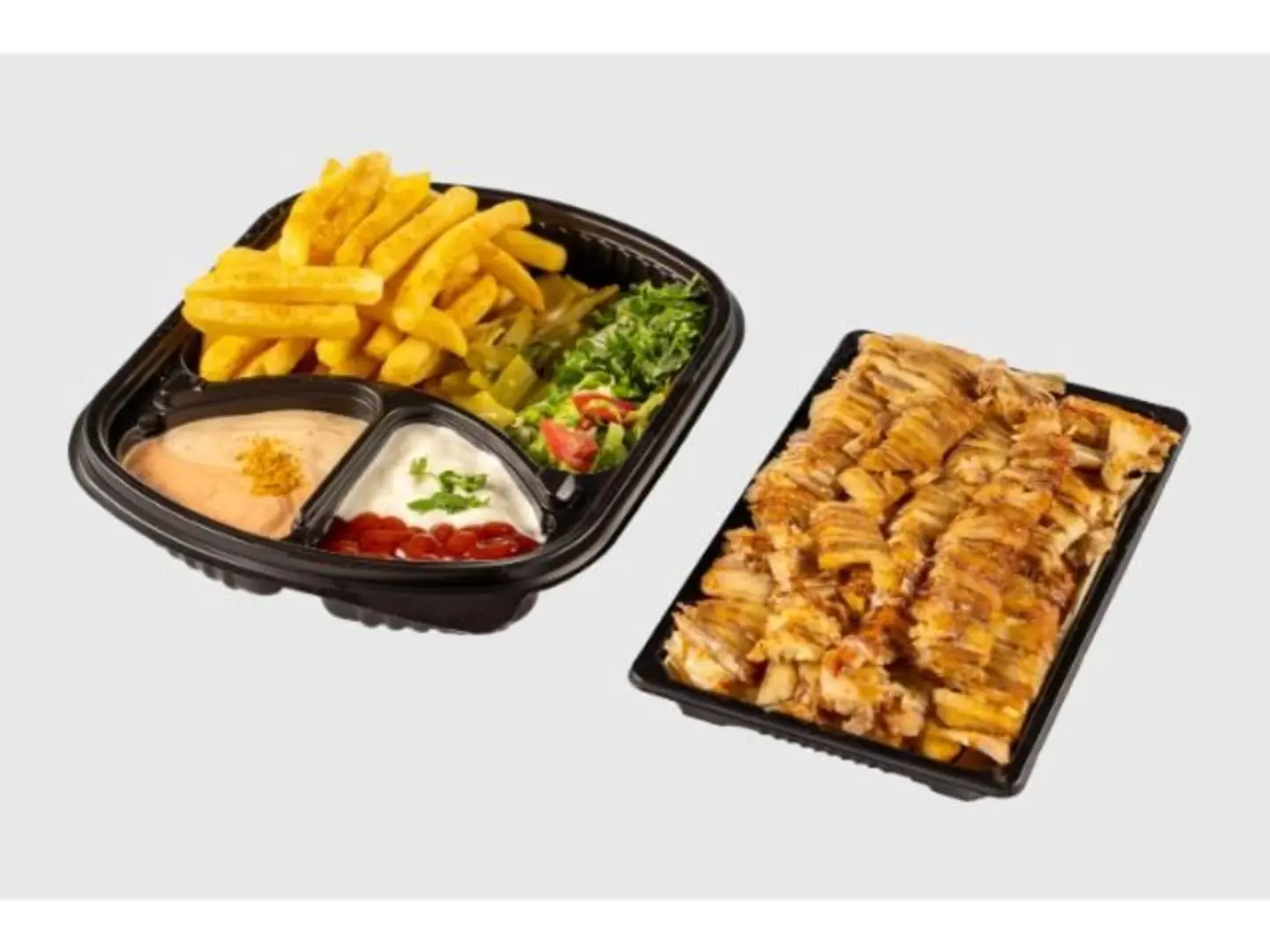 صحن شاورما شرائح فقط - صغير دجاج