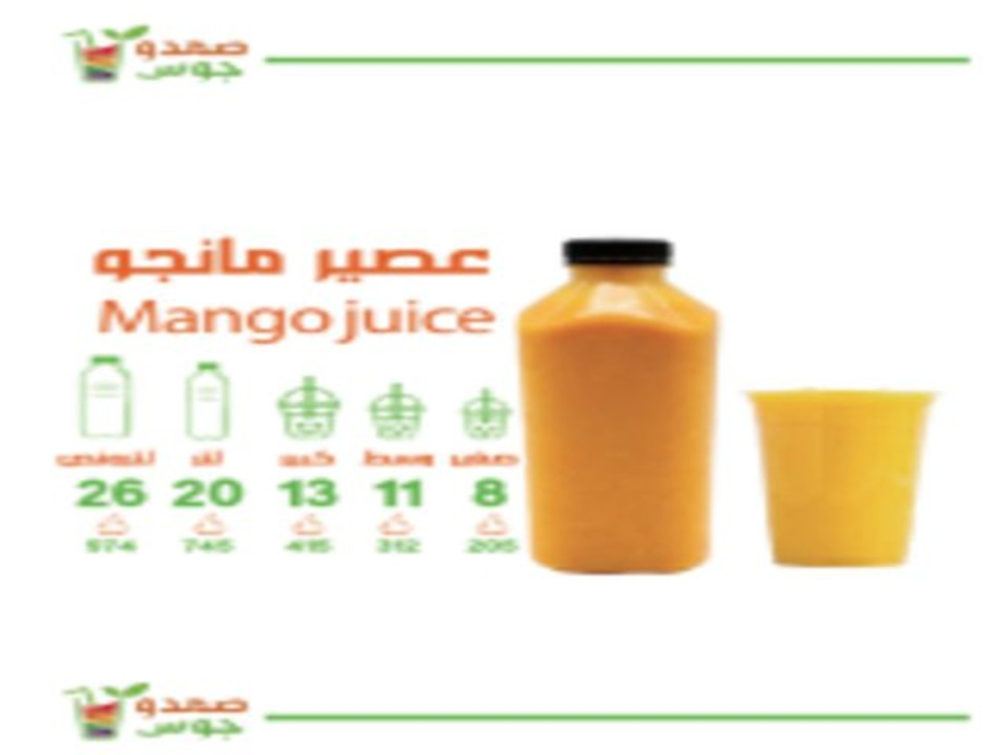 Mango Juice - Small Gallon