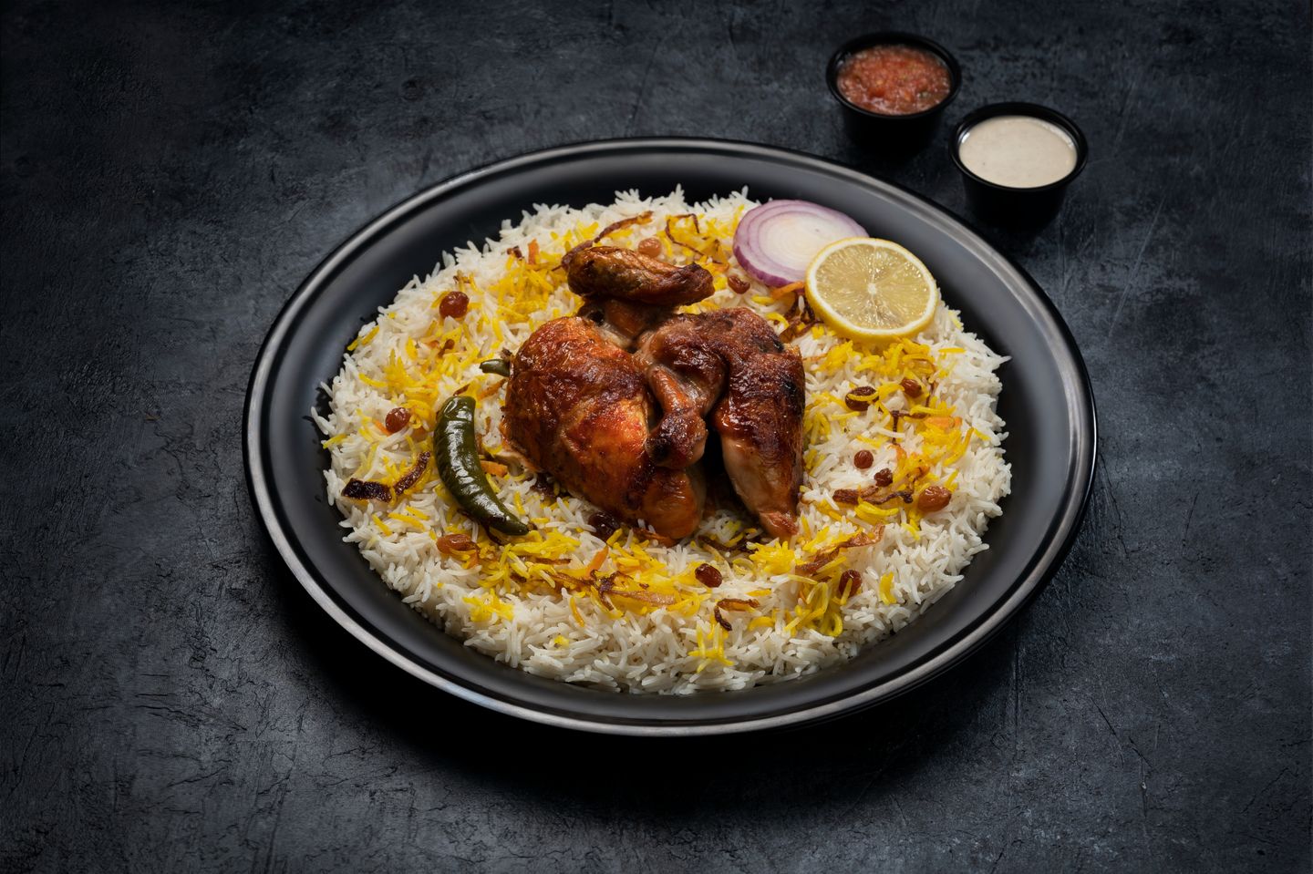 شواية مع أرز شعبي - نصف