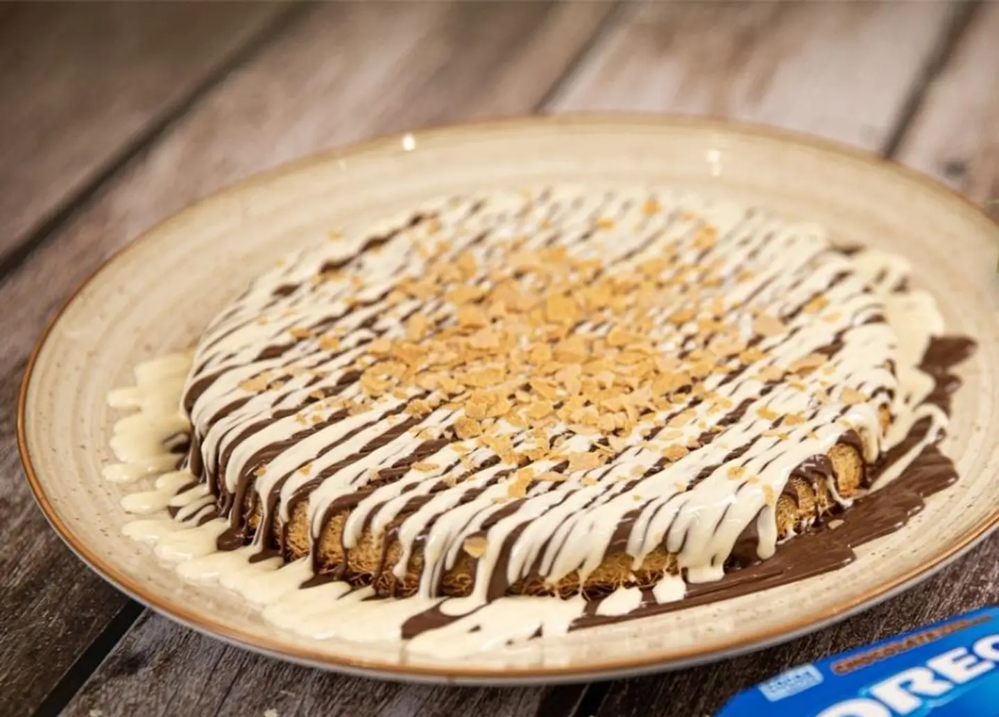 Kunafa With Cream And Oreo - Small