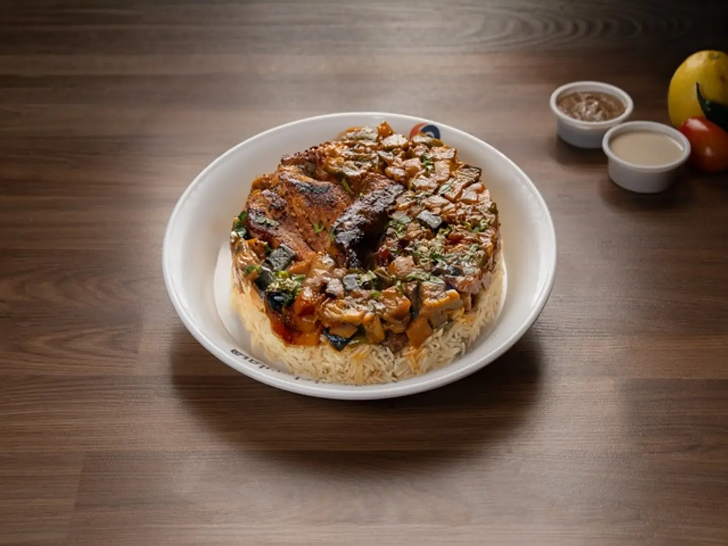 Chicken Maqluba (Mathbi) - Half Chicken