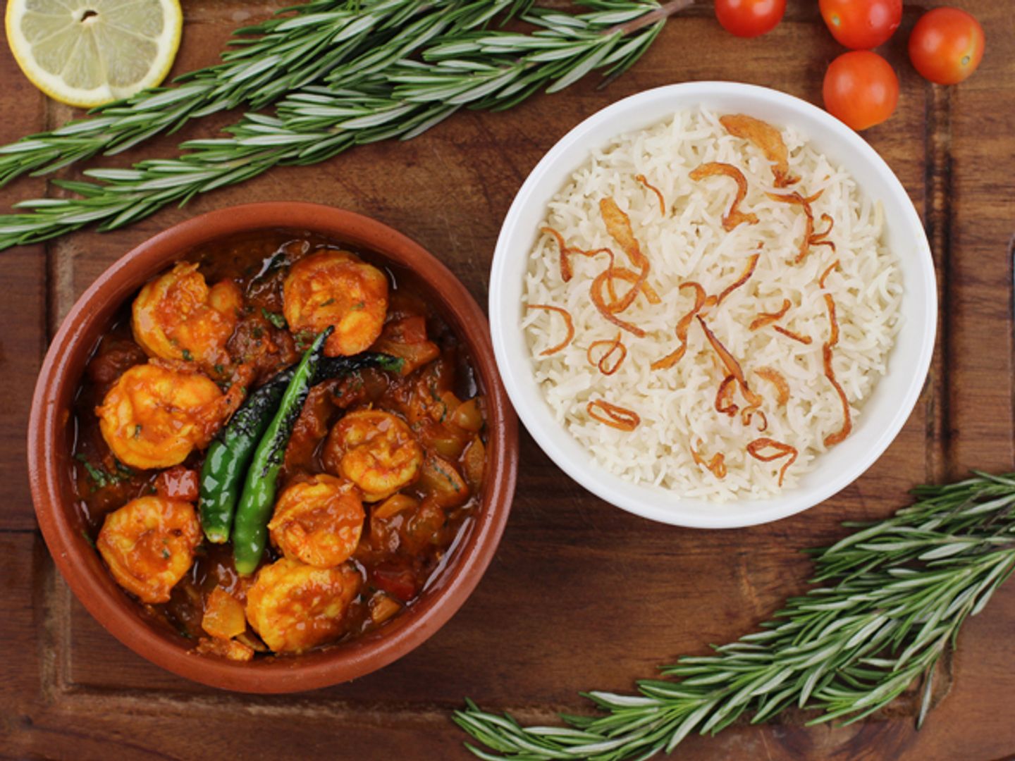 طاجن روبيان حمصة - صغير