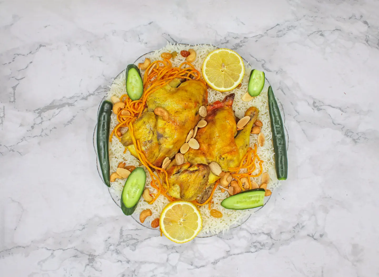 Mandi Chicken With Rice - Half A Chicken