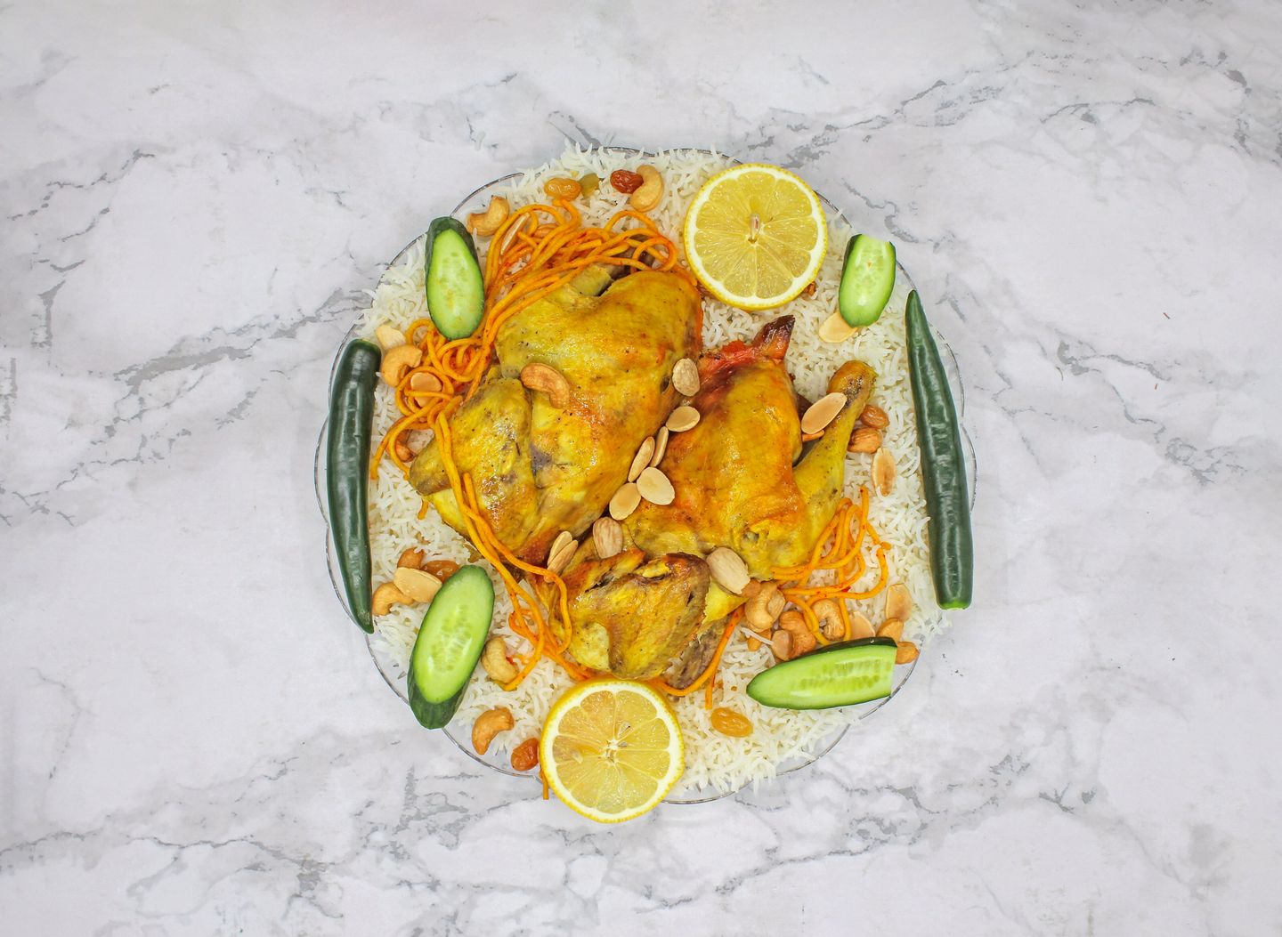 Mandi Chicken With Rice - Half A Chicken