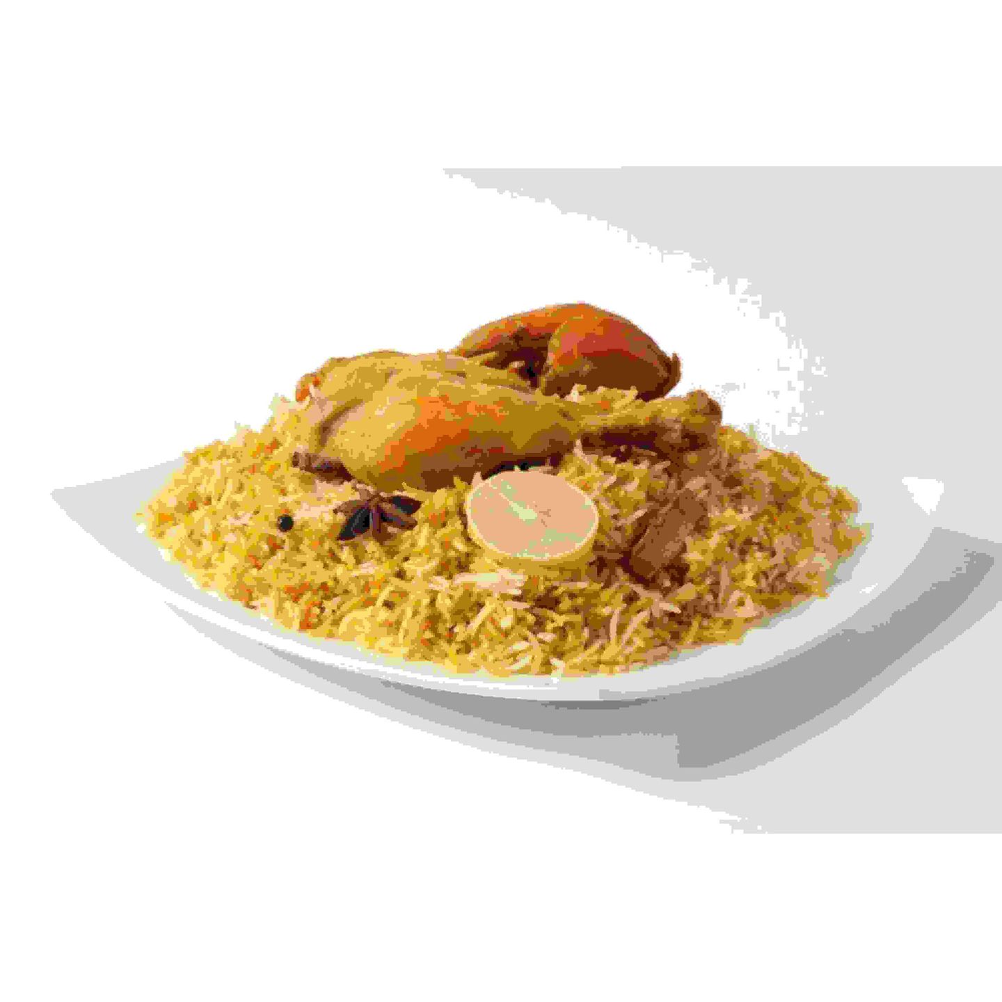 دجاج مدفون - نص حبة دجاج