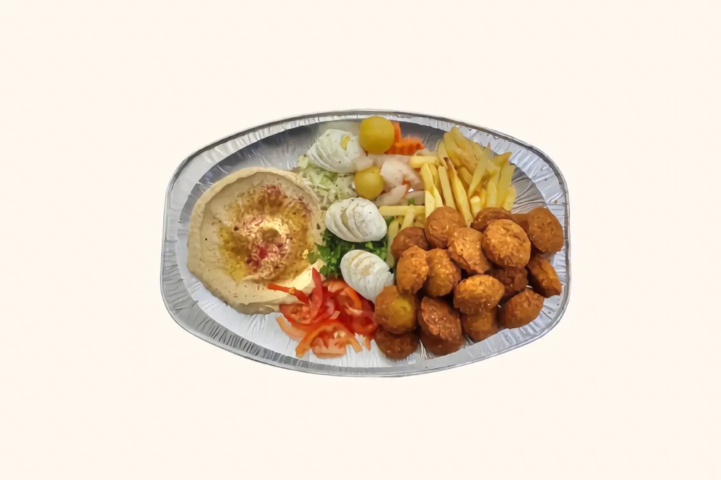 صحن فلافل مشكل - صغير