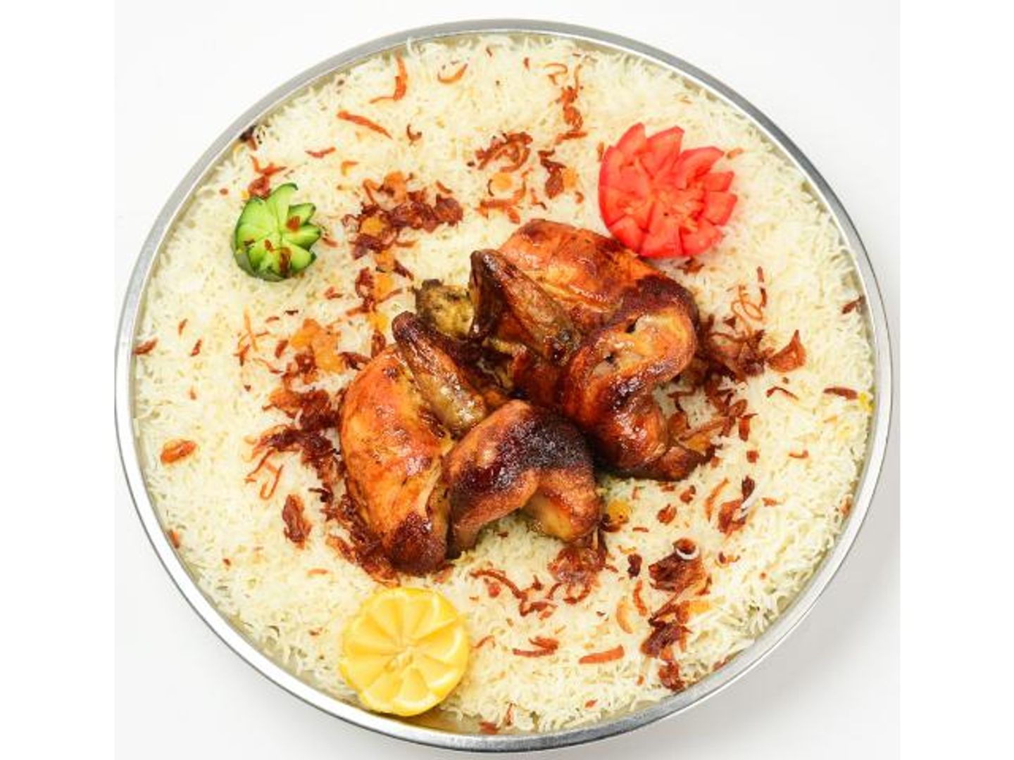 Grilled Chicken With Rice - Half