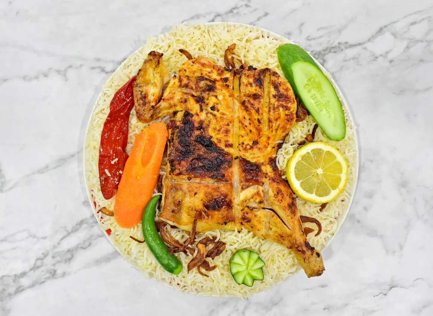 Charcoal  Chicken  - Bukhari Rice
